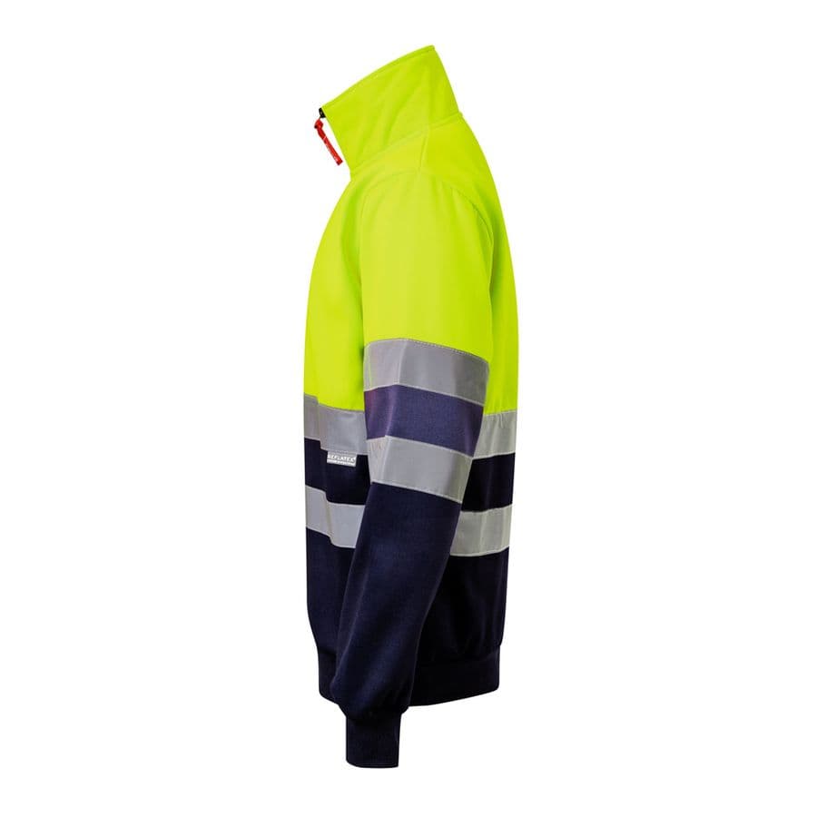 VL THOR. Tvåfärgad sweatshirt (300g/m²) i polyesterfleece (100%)