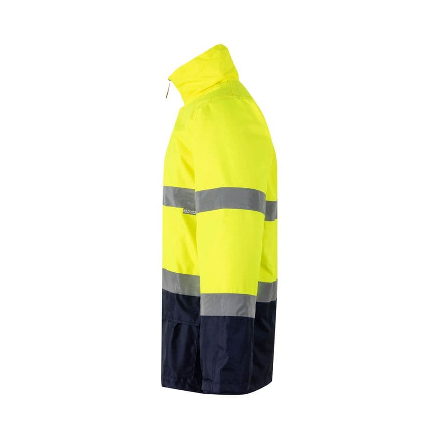 VL THEMIS LARGE. Tvåfärgad parkas (190g/m²), i polyester (100%), med PU-beläggning