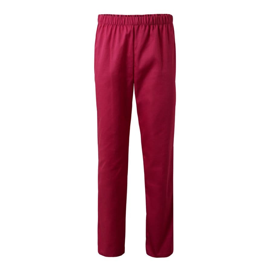 VL APHRODITE. Twillbyxor (190g/m²), i bomull (35%) och polyester (65%) Vinröd