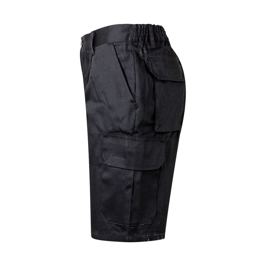 VL CHIONE. Bermudashorts i twill med flera fickor (200g/m²), i bomull (35%) och polyester (65%)
