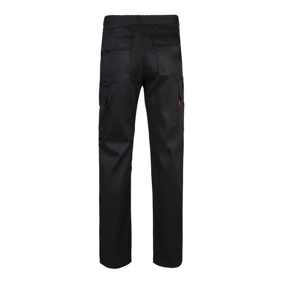 VL MABON. Twillbyxor med flera fickor (200g/m²), i bomull (35%) och polyester (65%)