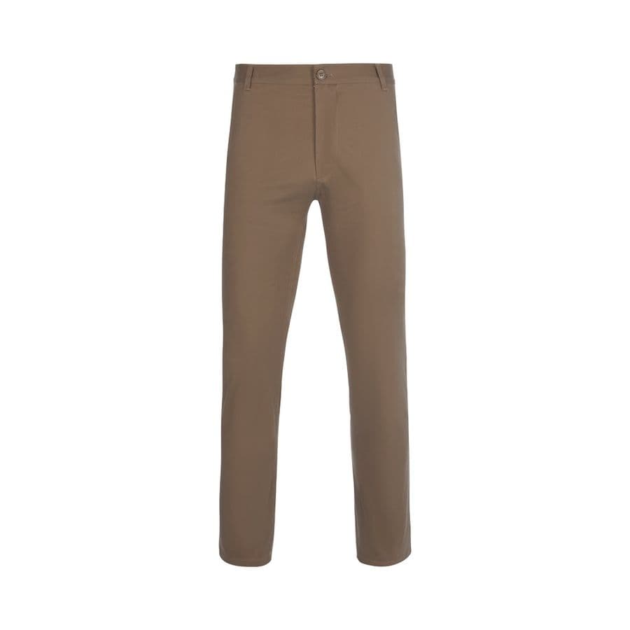 VL VISHNU. Unisex stretch chinobyxor (260g/m²), i bomull (98%) och elastan (2%) Ljus naturfärg