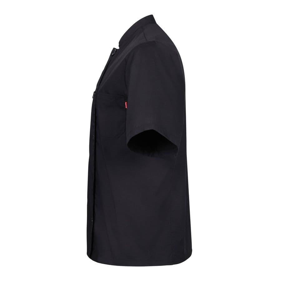 VL DURGA. Kortärmad poplin (110g/m²) köksjacka i bomull (35%) och polyester (65%)