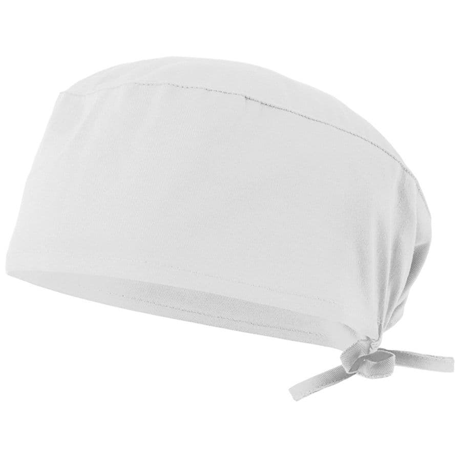 VL ENLIL. Hygienisk twillmössa (190g/m²), i bomull (35%) och polyester (65%) Vit