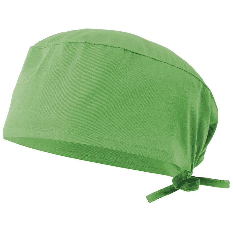 VL ENLIL. Hygienisk twillmössa (190g/m²), i bomull (35%) och polyester (65%) Limegrön