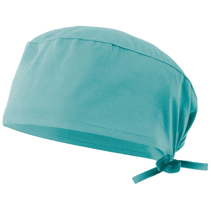 VL ENLIL. Hygienisk twillmössa (190g/m²), i bomull (35%) och polyester (65%) Turkosblå