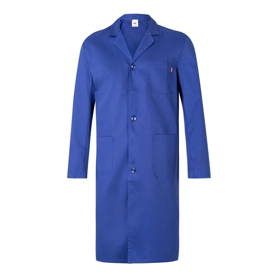 VL DANU. Twillblus (175g/m²), i bomull (35%) och polyester (65%) Kungsblå