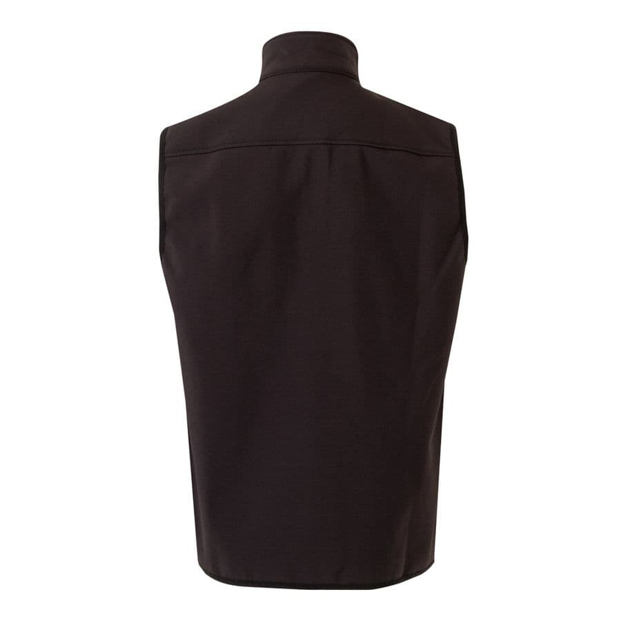VL VARUNA. Soft shell-väst (280g/m²), med polärt foder, i polyester (94%) och elastan (6%)