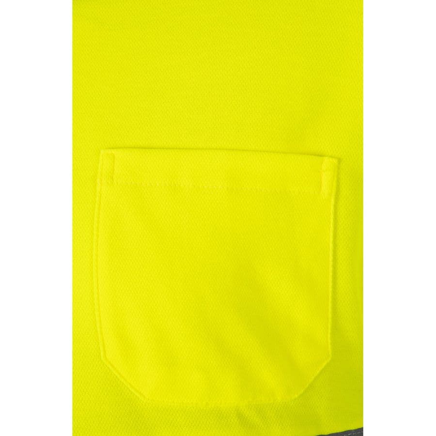 VL PLUTO. Tvåfärgad pikétröja (150g/m²) med långa ärmar, i bomull (55%) och polyester (45%)