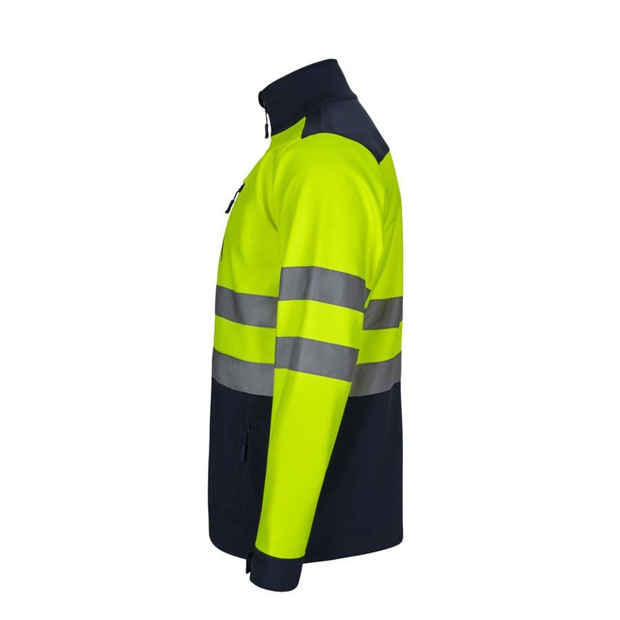 VL HESTIA LARGE. Tvåfärgad softshelljacka (280g/m²), med fleecefoder och TPU-membran, i polyester (96%) och elastan (4%)
