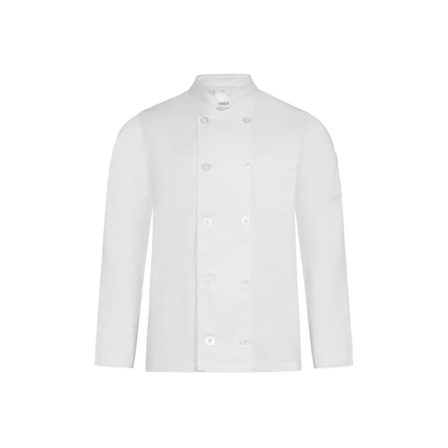 VL BACO. Långärmad köksjacka (190 g/m²) Vit