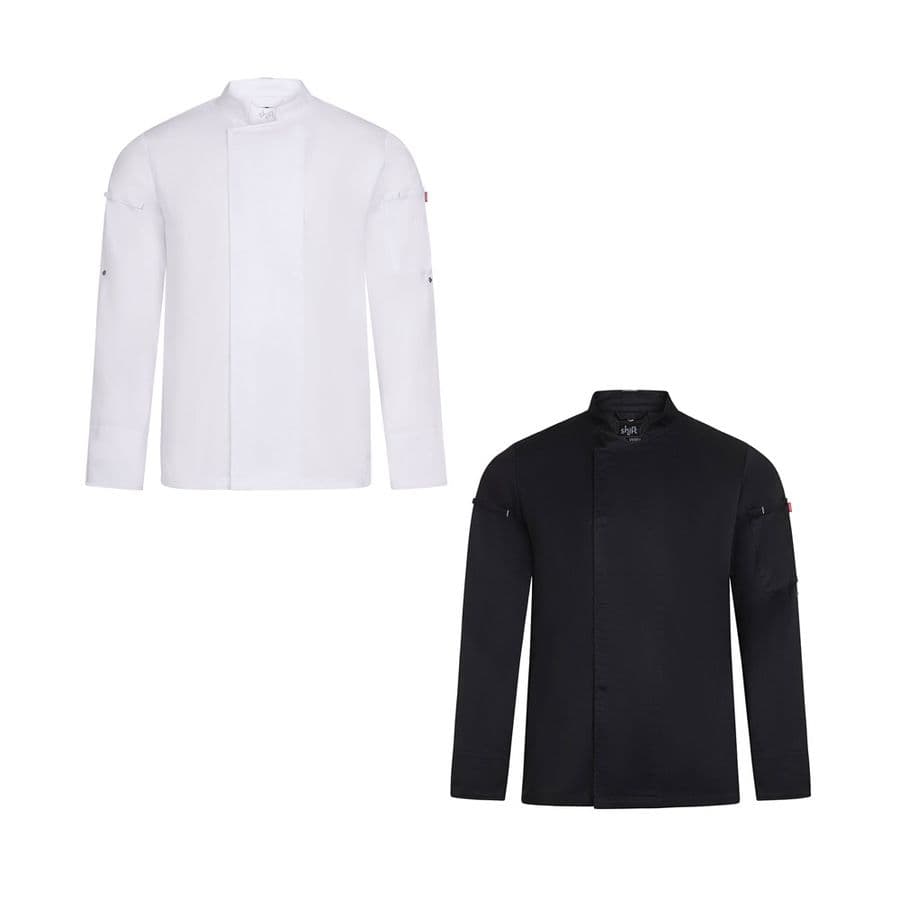 VL AGNI. Kockjacka för unisex (190 g/m²) i bomull (35 %) och återvunnen polyester (65 %)