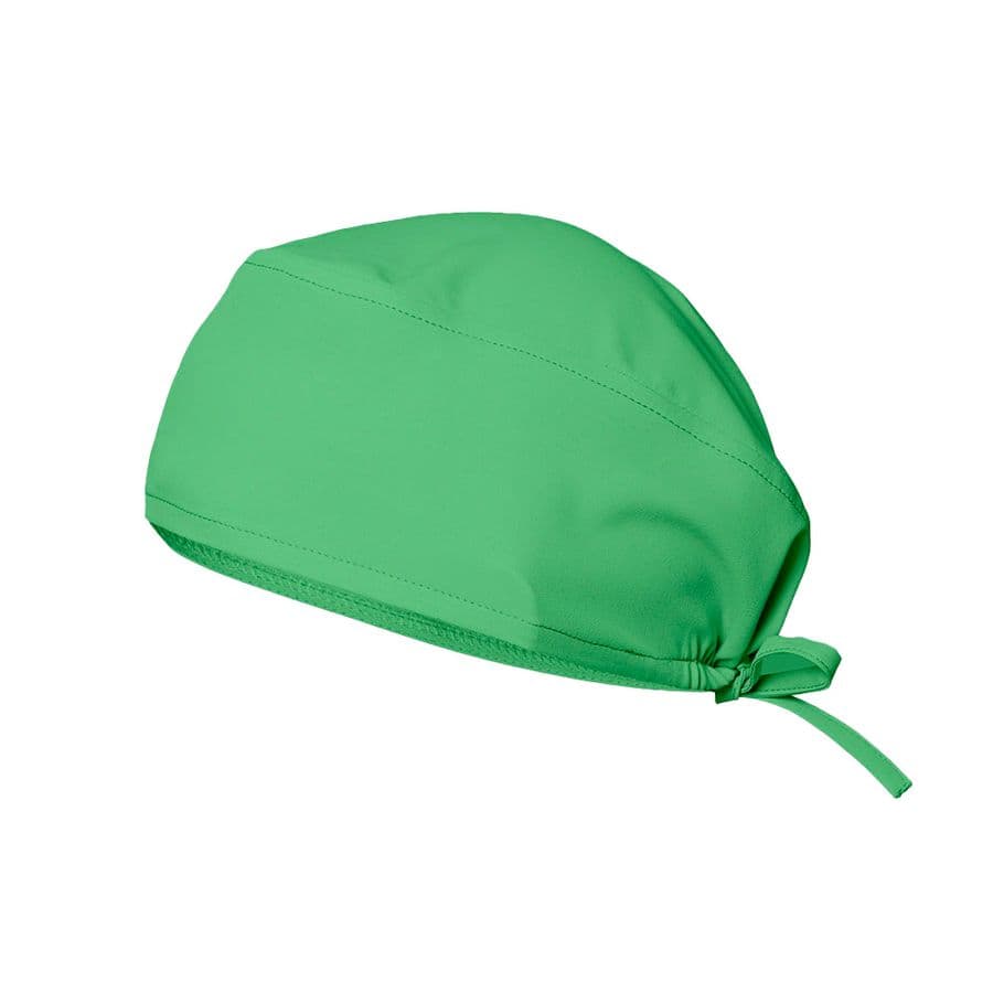 VL SAGA. Sanitetsmössa (140 g/m²) tillverkad av 100 % mikrofiber Grön