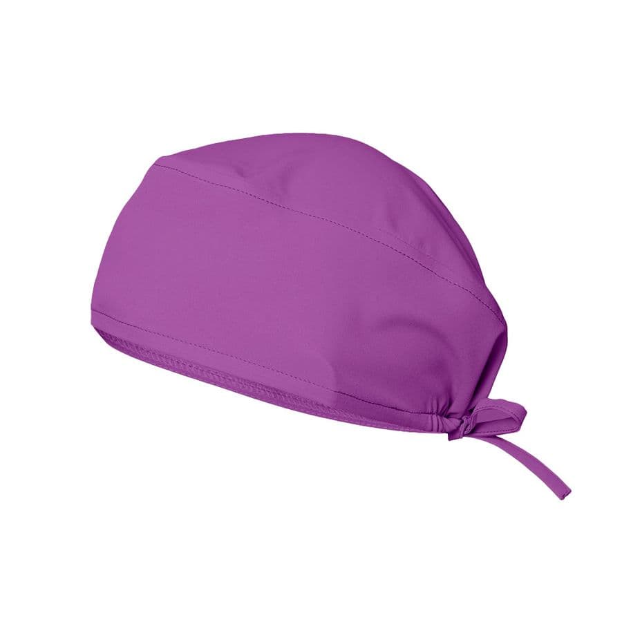 VL SAGA. Sanitetsmössa (140 g/m²) tillverkad av 100 % mikrofiber Mörkrosa