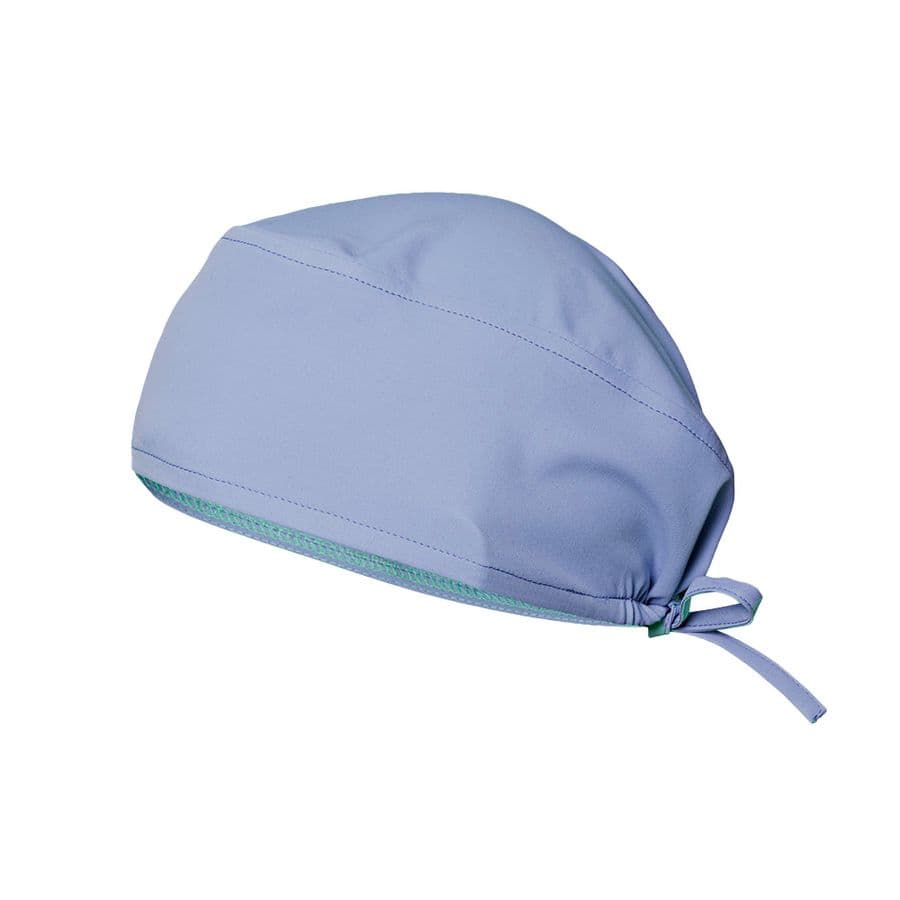 VL SAGA. Sanitetsmössa (140 g/m²) tillverkad av 100 % mikrofiber Pastellblå