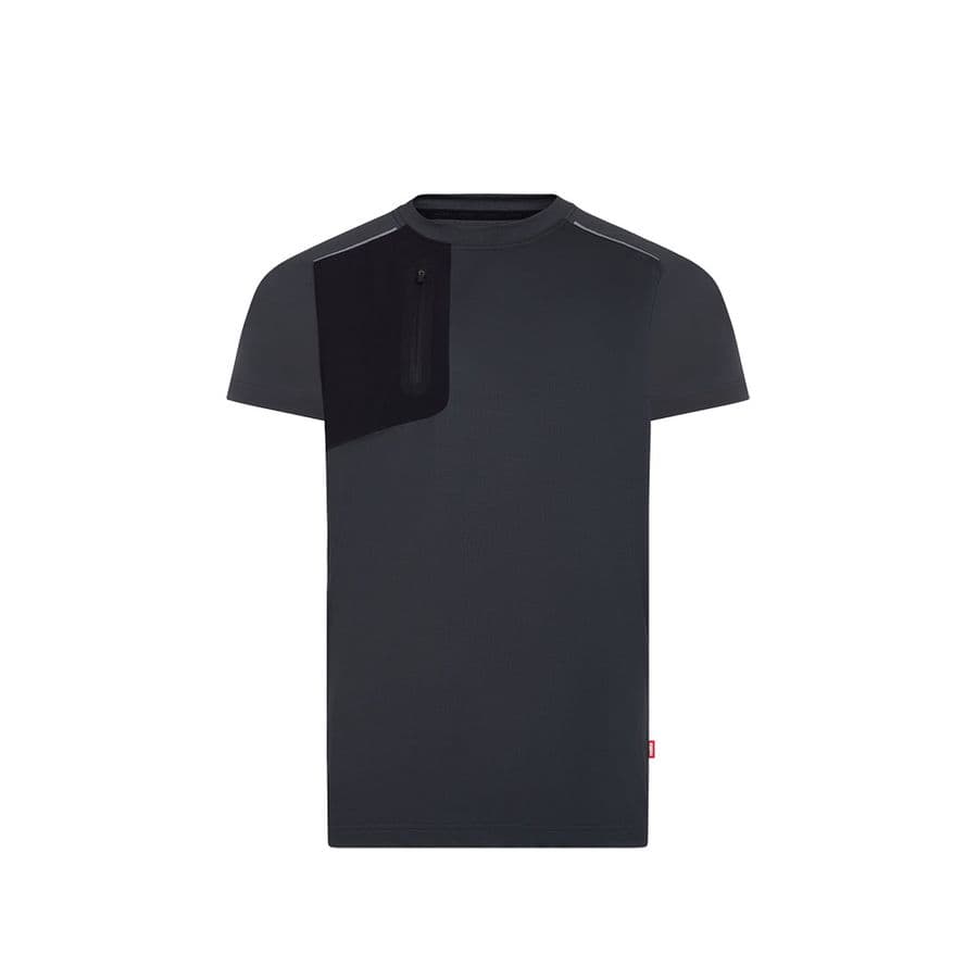 VL RHEA. tränings-T-shirt (110 g/m²), tillverkad av 100 % återvunnen polyester Grå