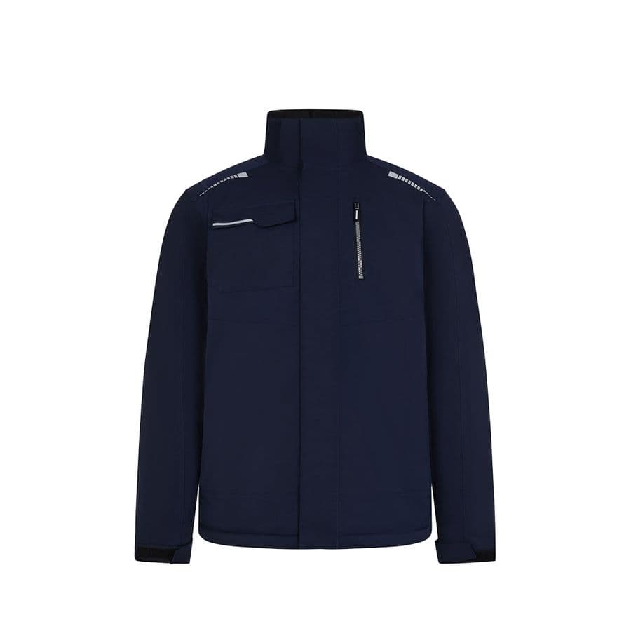 VL NYX. Quiltad jacka (180 g/m²), tillverkad av återvunnen polyester (50 %) och polyester (50 %) Marinblå