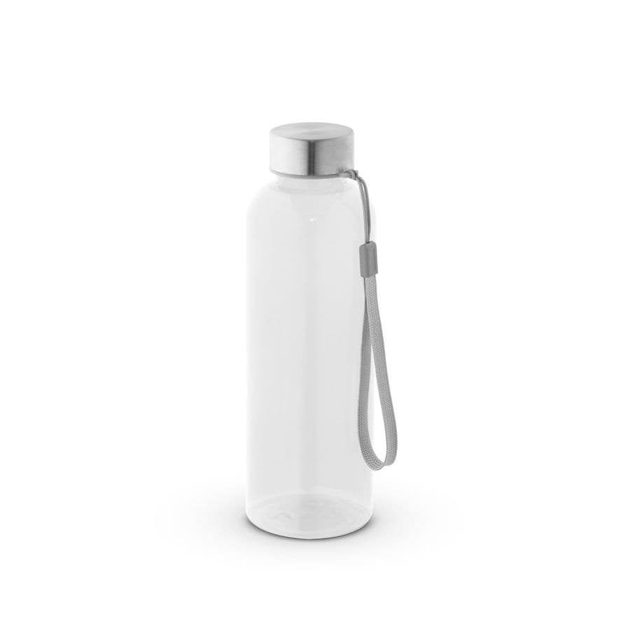 ENDERS M. Återvunnen PET (100 % rPET)-flaska med glansig genomskinlig yta 600 ml Transparent