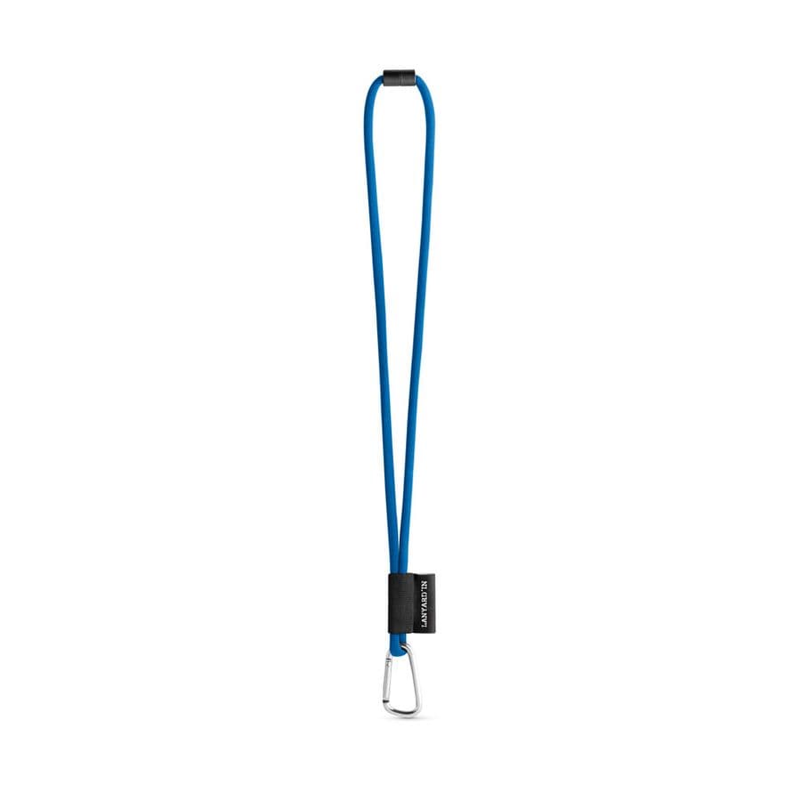 SET Lanyard TUBE Long (Ø 7 mm) med 55 mm D-formad karbinhake och Ø 7 mm säkerhetsspänne