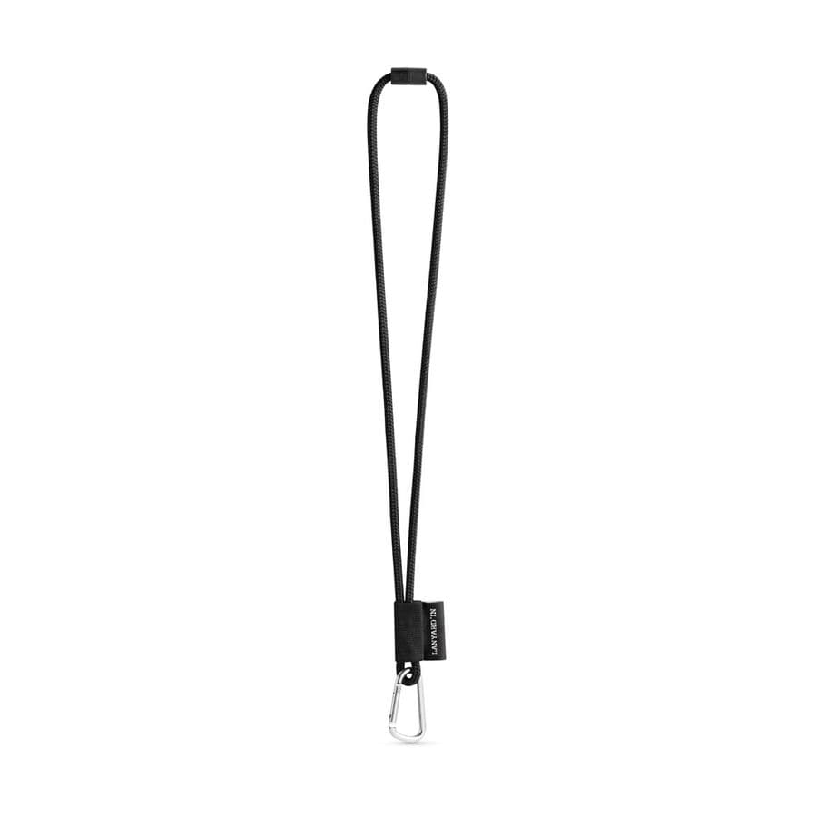 SET Lanyard NAUTIC Long (Ø 7 mm) med 55 mm D-formad karbinhake och Ø 7 mm säkerhetsspänne