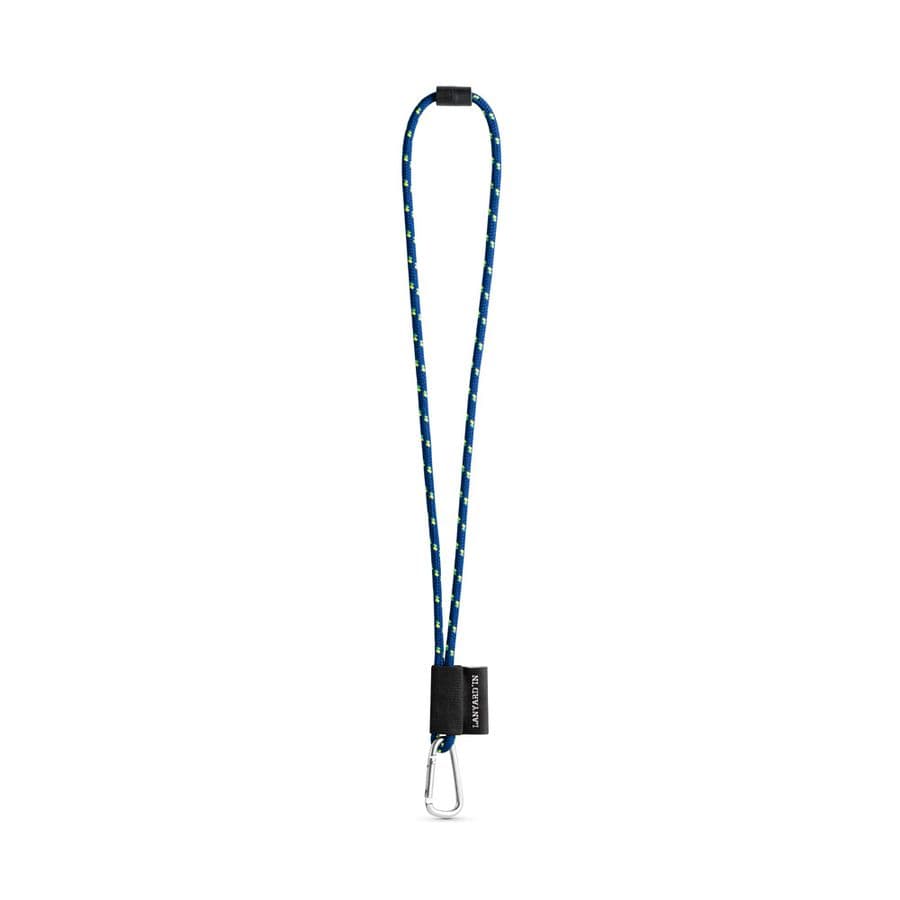 SET Lanyard NAUTIC Long (Ø 7 mm) med 55 mm D-formad karbinhake och Ø 7 mm säkerhetsspänne