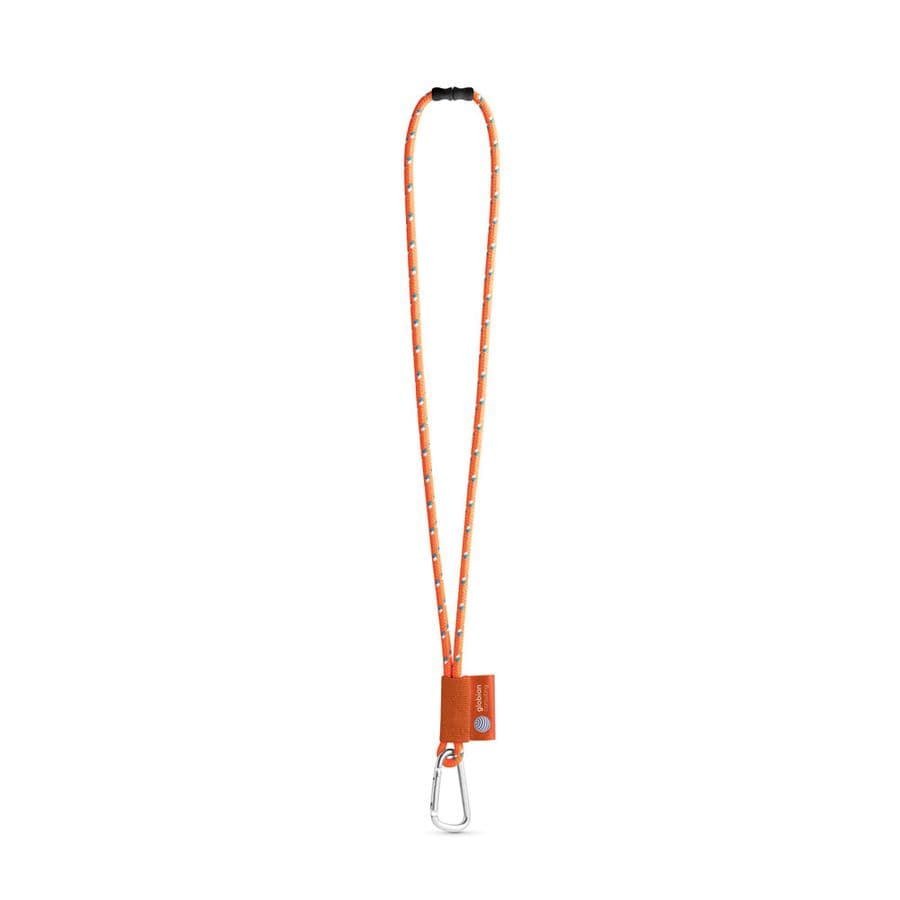 SET Lanyard NAUTIC Long (Ø 7 mm) med 55 mm D-formad karbinhake och Ø 7 mm säkerhetsspänne
