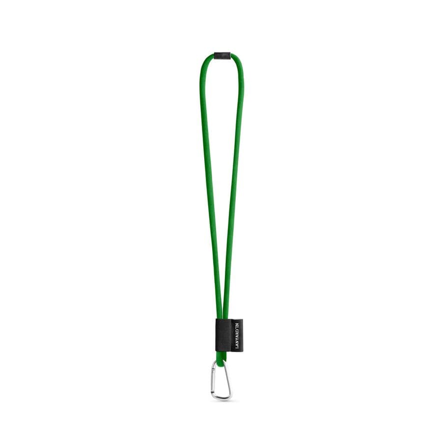 SET Lanyard TUBE Long (Ø 7 mm) med 55 mm D-formad karbinhake och Ø 7 mm säkerhetsspänne