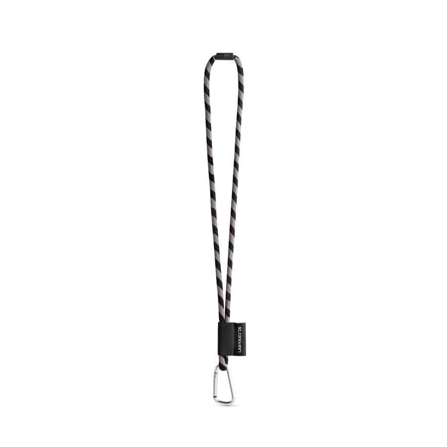 SET Lanyard TUBE Long (Ø 7 mm) med 55 mm D-formad karbinhake och Ø 7 mm säkerhetsspänne