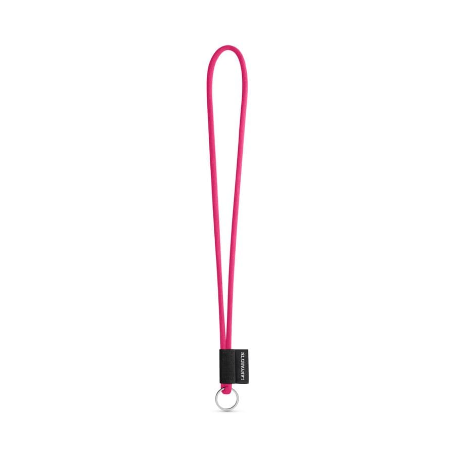 SET Lanyard TUBE Long (Ø 7 mm) med Ring Ø 32 mm Rosa