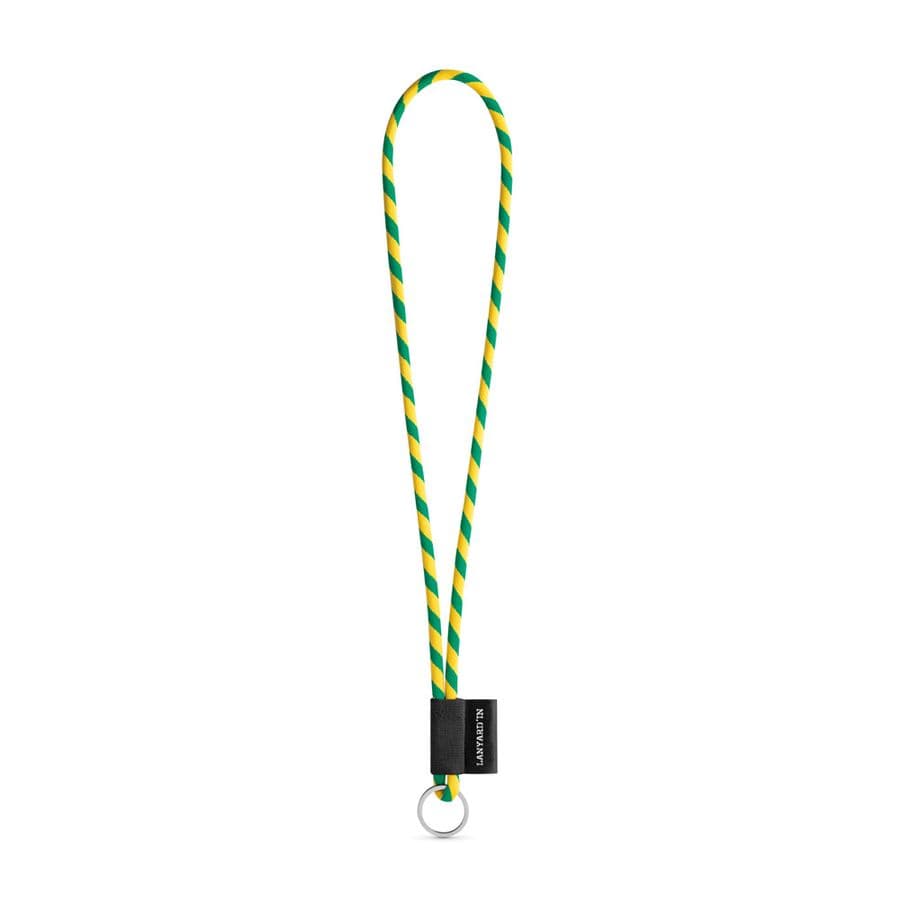 SET Lanyard TUBE Long (Ø 7 mm) med Ring Ø 32 mm Gul