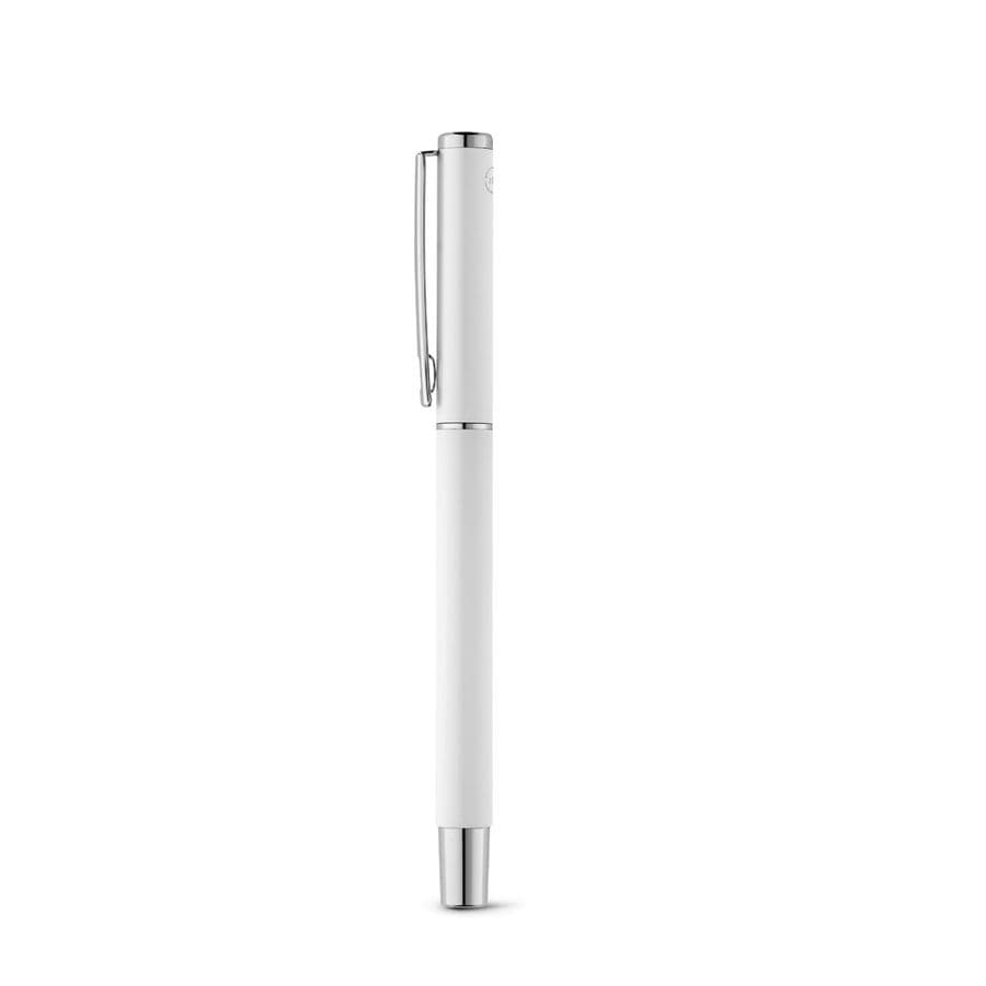 DANEY. återvunnen aluminium (100% rAL) rullpenna med klipps Vit