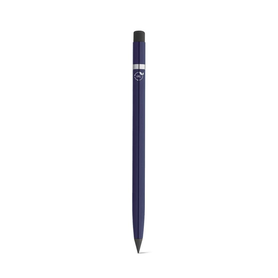 LIMITLESS. Bläckfri penna med kropp i återvunnen aluminiumskropp (100 % rAL) Blå