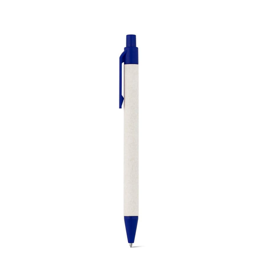 MILINK. Kulspetspenna av 100 % återvunnet papper Blå