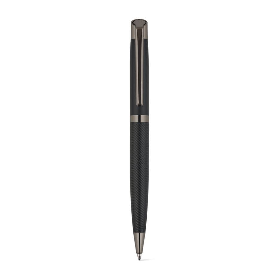 KINGSLEY. Set med 1 kulspetspenna och 1 rollerballpenna i aluminium, med Dokumental® blått bläck