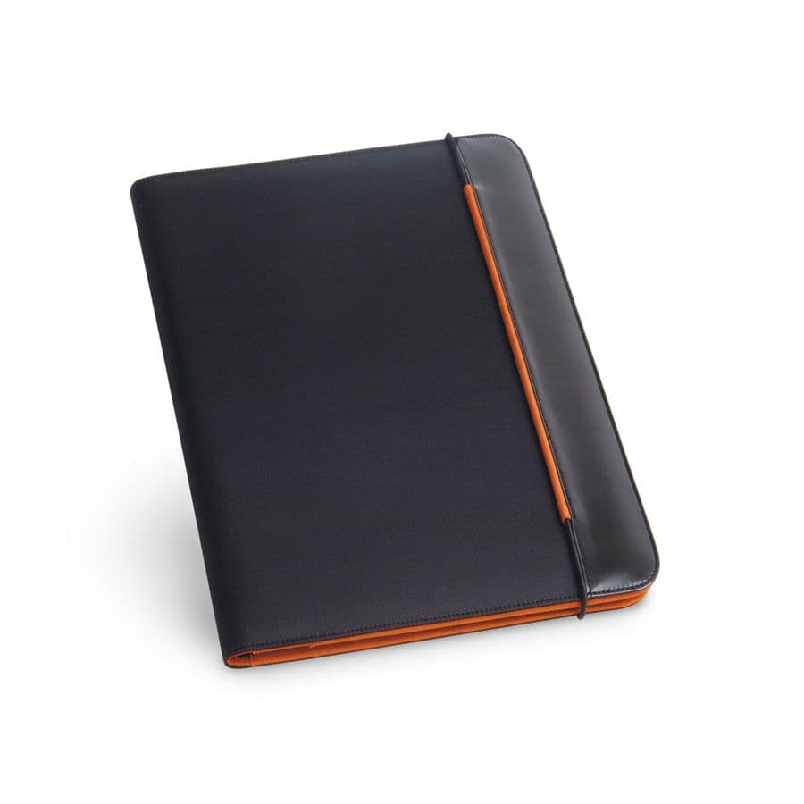 FITZGERALD. A4-mapp i PU och 800D med linjerade sidor Orange