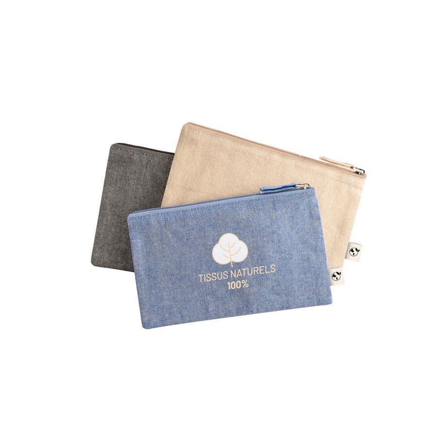 MILLIE. Multifunktionell påse med återvunnen bomull (70%) och polyester (30% rPET) (140 g/m²)