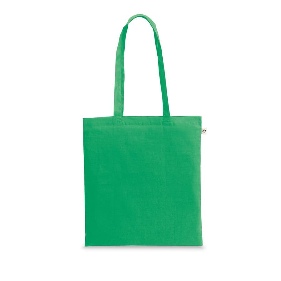 CAIRO. Väska i återvunnen bomull (70 %) och polyester (30% rPET) (180 g/m²) Grön