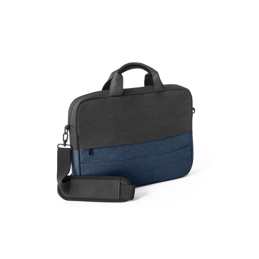 GENOA. Vadderad laptopväska i 600D återvunnen polyester med hög densitet 15" Blå