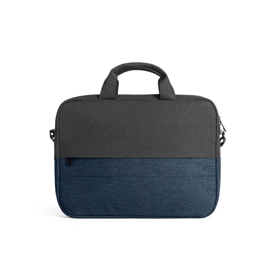 GENOA. Vadderad laptopväska i 600D återvunnen polyester med hög densitet 15"