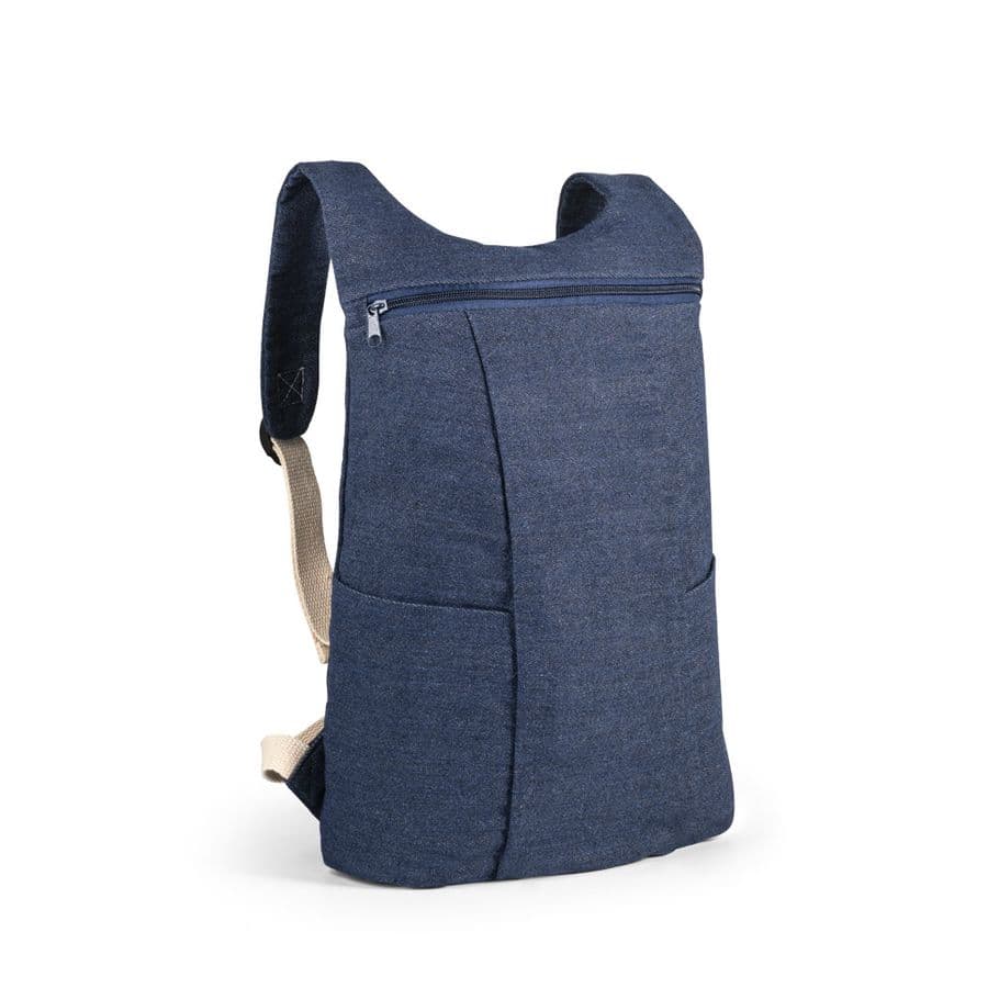DENIM BPACK. Ryggsäck i jeanstyg (300 g/m²) Blå