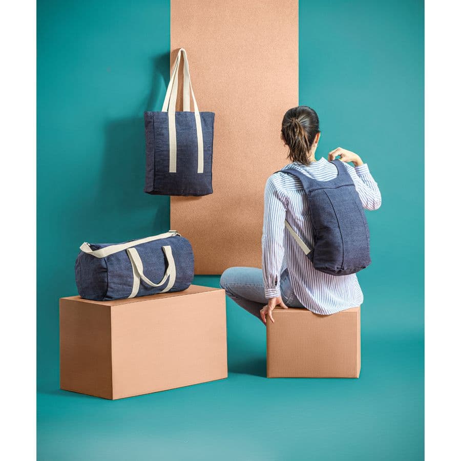 DENIM BPACK. Ryggsäck i jeanstyg (300 g/m²)