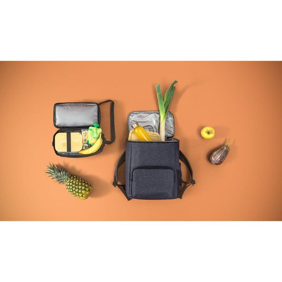BOSTON COOLER. 2 Tone nylonisolerad ryggsäck 14 L