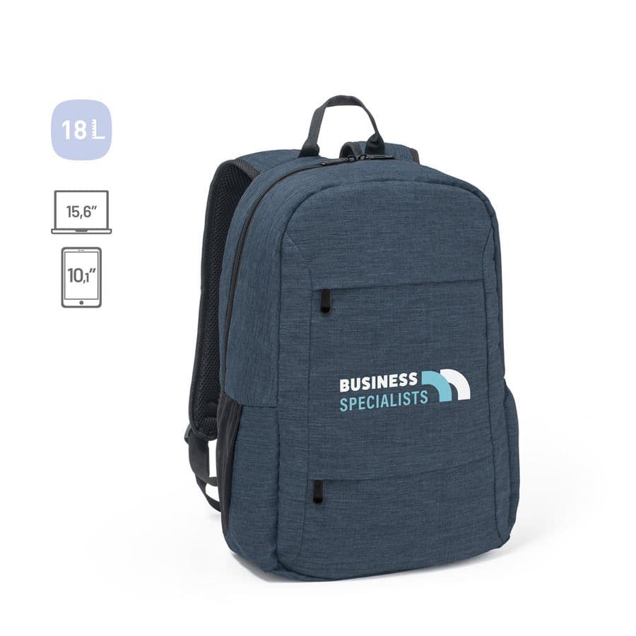 BUSINESS. 300D återvunnen polyester ryggsäck för laptop