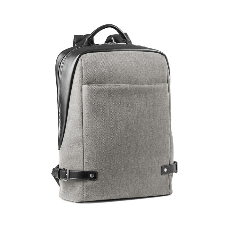 DIVERGENT BACKPACK II. Ryggsäck för laptop upp till 15.6'' i tyg och PU Beige