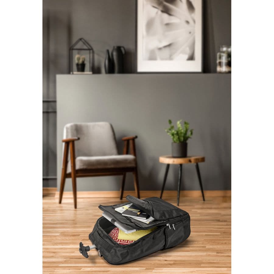 AVENIR. Laptop trolley ryggsäck 17'' i 1680D och 300D polyester