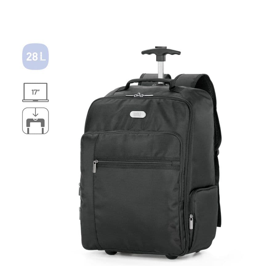 AVENIR. Laptop trolley ryggsäck 17'' i 1680D och 300D polyester