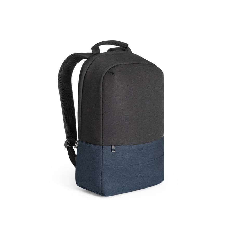 GENOA BPACK. Stöldskyddsryggsäck i 600D återvunnen polyester med hög densitet Blå