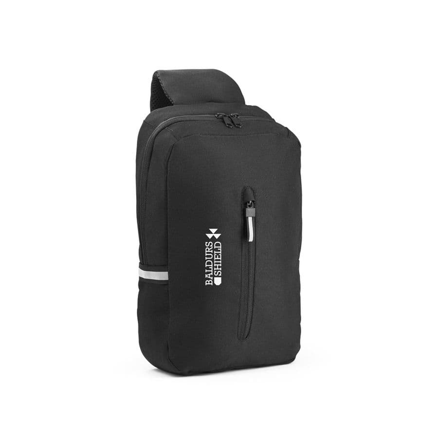 DELFOS. Ryggsäck i 300D medåtervunnen polyester och 600D medåtervunnen polyester med enkelrem och foder av 210D återvunnet polyester