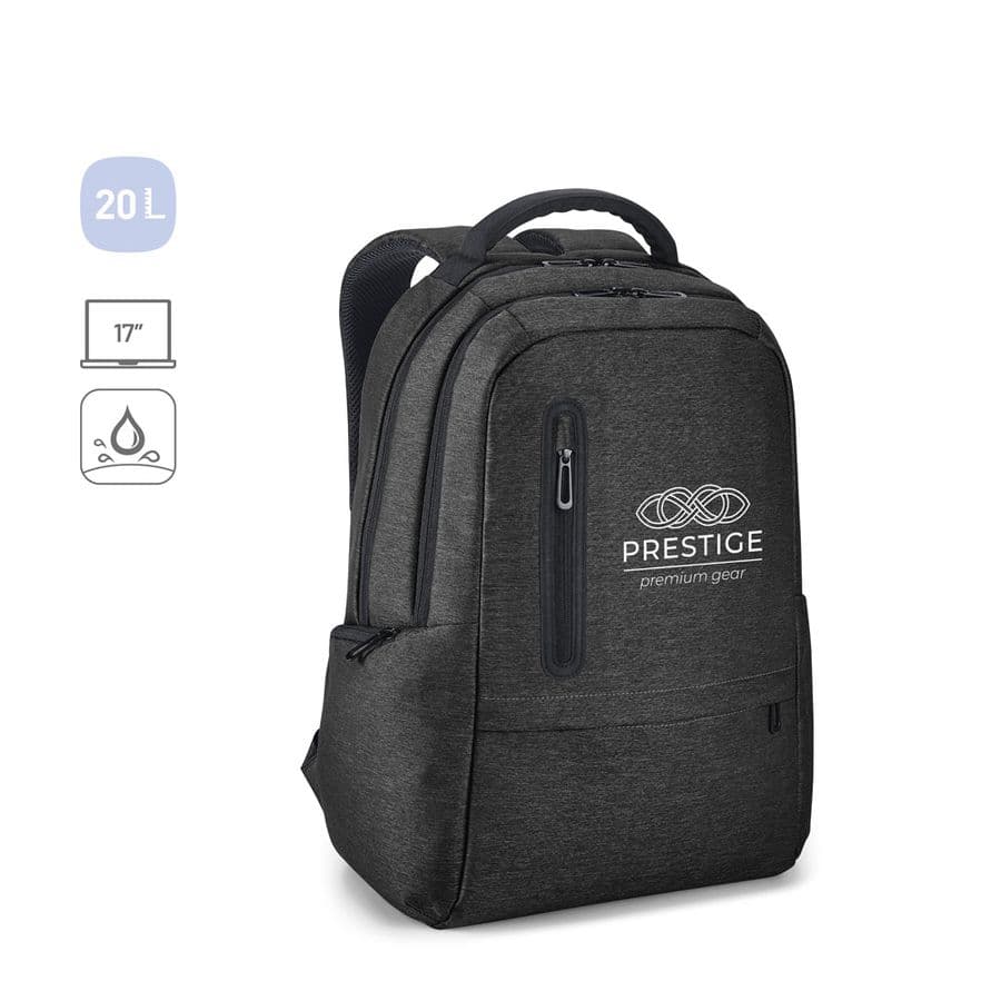 RE-BOSTON. Vattentålig 2Tone-ryggsäck i återvunnen nylon med 210D-fack för bärbar dator