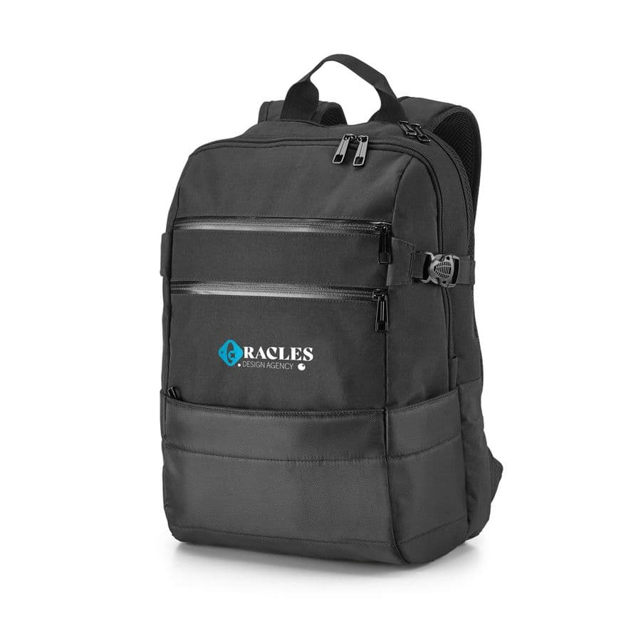 ZIPPERS BPACK. Laptopryggsäck 15.6'' i 300D polyester och 840D jacquard